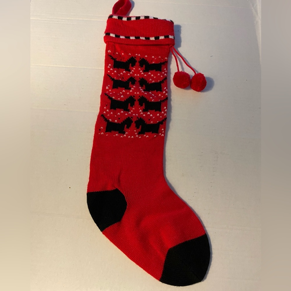 Vintage Dept. 56 1984 Scottie Dog Stocking